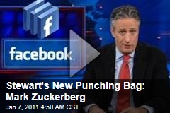 Stewart's New Punching Bag: Mark Zuckerberg