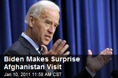 Biden Makes Surprise Afghanistan Visit