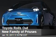 Toyota Rolls Out New Family of Priuses