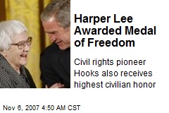 Harper Lee Awarded Medal of Freedom