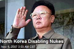 North Korea Disabling Nukes