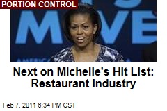 Michelle Obama's Next Target: Restaurant Industry