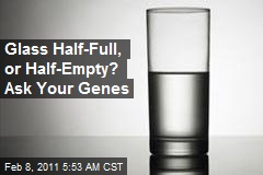 Glass Half-Full, or Half-Empty? Ask Your Genes
