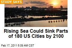 Climate Change: Sea Levels Threaten 180 US Cities by 2100