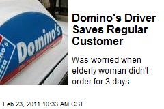 Domino's Driver Saves Regular Customer