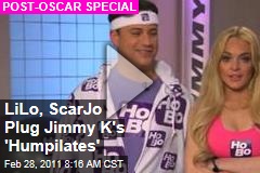 Lindsay Lohan, Scarlett Johannson, Jessica Alba Plug Jimmy Kimmel's Humpilates