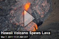 Hawaii Kilauea Volcano Spews Lava After Puu Oo Crater Floor Collapses