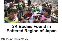 2K Bodies Found in Battered Miyagi Region After Japan Quake and Tsunami