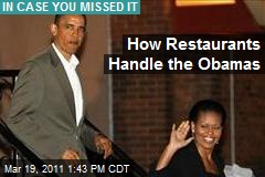 How Restaurants Handle the Obamas