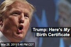 Donald Trump Releases Birth Certificate, Calls Obama Out