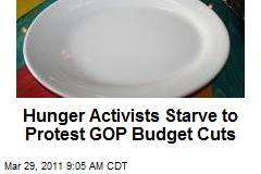 Hunger Activists Starve to Stave Off GOP Budget Cuts