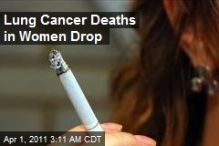 Lung Cancer Deaths in Women Drop