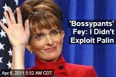 'Bossypants' Tina Fey: I Didn't Exploit Sarah Palin