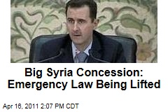 Syria to Life Emergency Law After Nearly 50 Years, Says President Bashar al-Assad