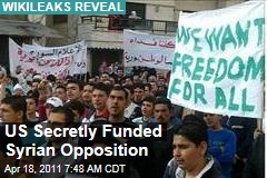 WikiLeaks Diplomatic Cables: US State Department Secretly Funded Syria Opposition