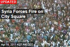 Syria Protesters Take Over City Square
