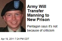 Army Is Transferring WikiLeaks Suspect Bradley Manning From Quantico to Fort Leavenworth