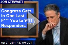 Jon Stewart Blasts Another 'Dickish' Move by Congress on 9/11 First Responders Health Bill