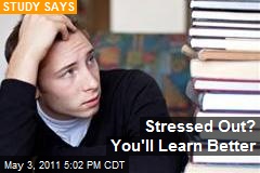 Stressed Out? You&#39;ll Learn Better