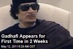 Libya Protests: State TV Shows Moammar Gadhafi for First Time Since April 30