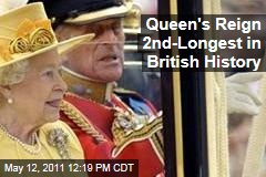 Queen Elizabeth II's Reign Second-Longest in British Royal History