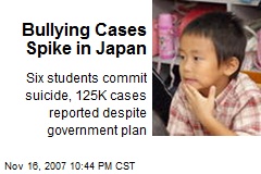 Bullying Cases Spike in Japan