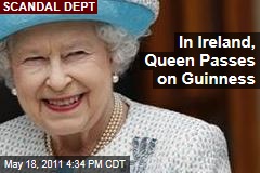 Queen Elizabeth II Passes on Guinness in Ireland