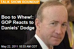 Sunday Morning Talk Shows: GOP Reacts to Mitch Daniels' Decision Not to Run for President