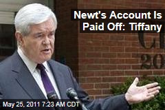 Newt Gingrich's Tiffany Account Is Paid Off, Says the Jeweler