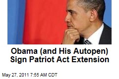 Congress Passes Patriot Act Extension; Obama Signs From France