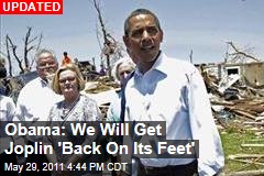 President Obama Tours Tornado-Ravaged Joplin, Missouri