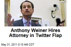 Anthony Weiner Hires Attorney Over Twitter Photo