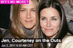 Jennifer Aniston, Courteney Cox Friendship Hits the Skids