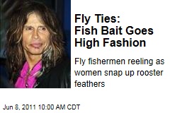 High Fashion or Bait? Fly Ties Now Hair Extensions