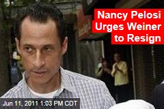 Nancy Pelosi, Other Top House Democrats Tell Anthony Weiner to Resign