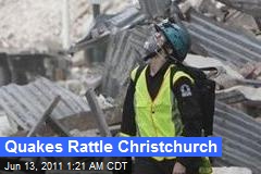 Quakes Rattle Christchurch