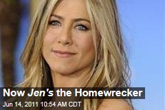 With Justin Theroux Romance, Jennifer Aniston Is the Homewrecker Now, Sources Say