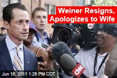 Anthony Weiner Resigns