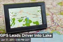 GPS Leads Driver into Lake