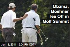 Golf Summit: John Boehner Joins President Obama for a Round of Golf