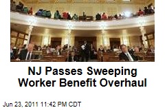 New Jersey Worker Benefit Cuts Pass Assembly