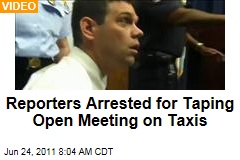 Reporters Pete Tucker and Jim Epstein Arrested for Taping Open Meeting About Washington, DC Taxis