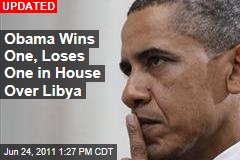 House Rebukes Obama Over Libya