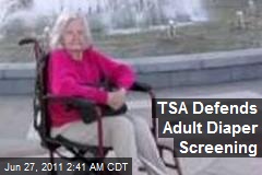 TSA Defends Adult Diaper Screening