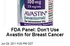 FDA Panel Votes to Recommend Revoking Approval of Avastin as Breast Cancer Drug