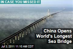 China Opens Jiaozhou Bay Bridge, World's Longest Bridge Over Water at 26 Miles