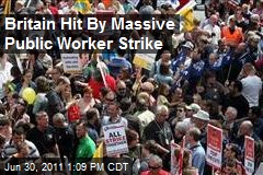 Britain Hit By Massive Public Worker Strike