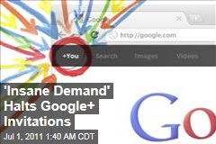 Google Plus Invites Halted Amid 'Insande Demand