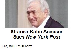 Maid in Strauss-Kahn Case Sue New York Post for Libel Over Prostitute Report