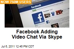 Mark Zuckerberg: Facebook Adding Video Chat to Site Via Skype